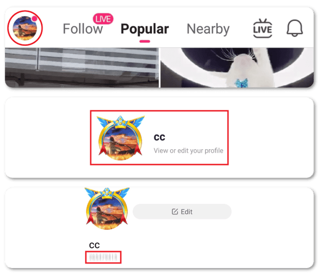 Cara nemuin ID kamu